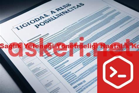 TSK Sağlık Yönetmeliği: Bilmeniz Gereken Her Şey